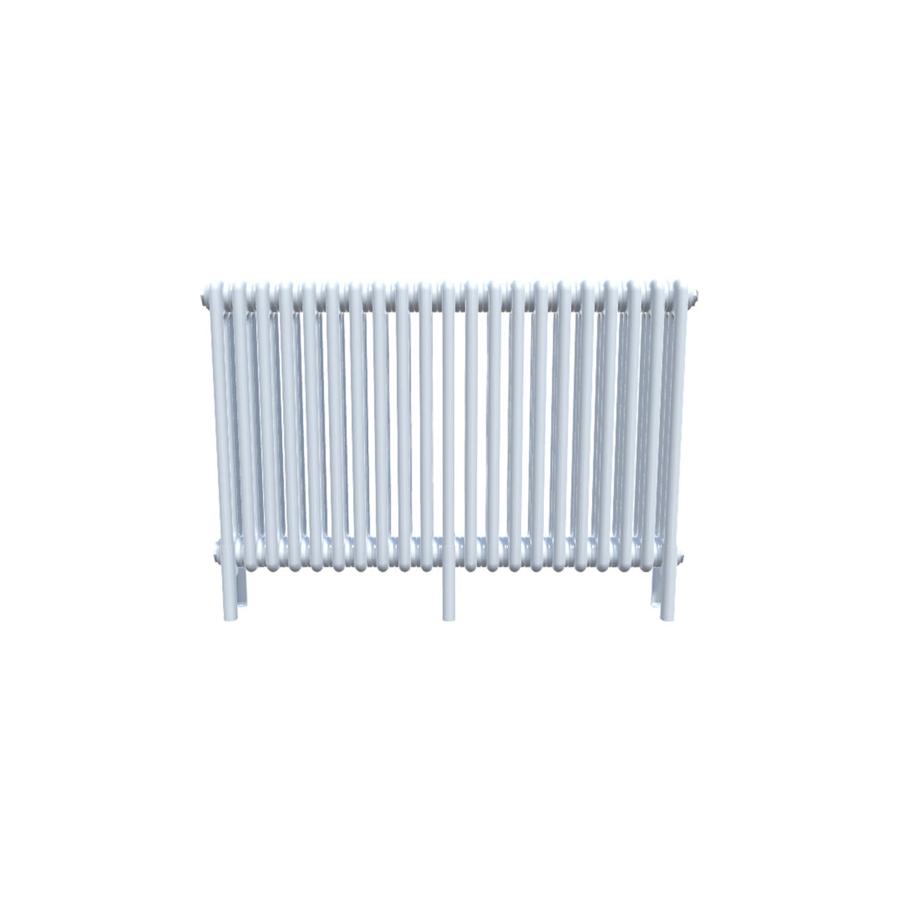 Bircham - White Column Radiator H600mm x W971mm 3 Column - Feet Included
