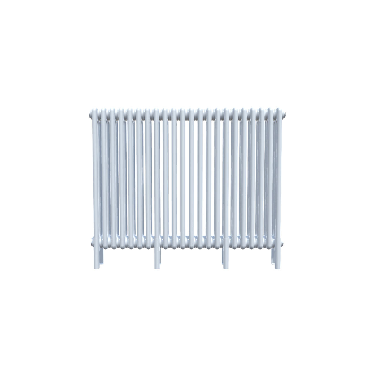 Bircham - White Column Radiator H750mm x W1016mm 3 Column - Feet Included
