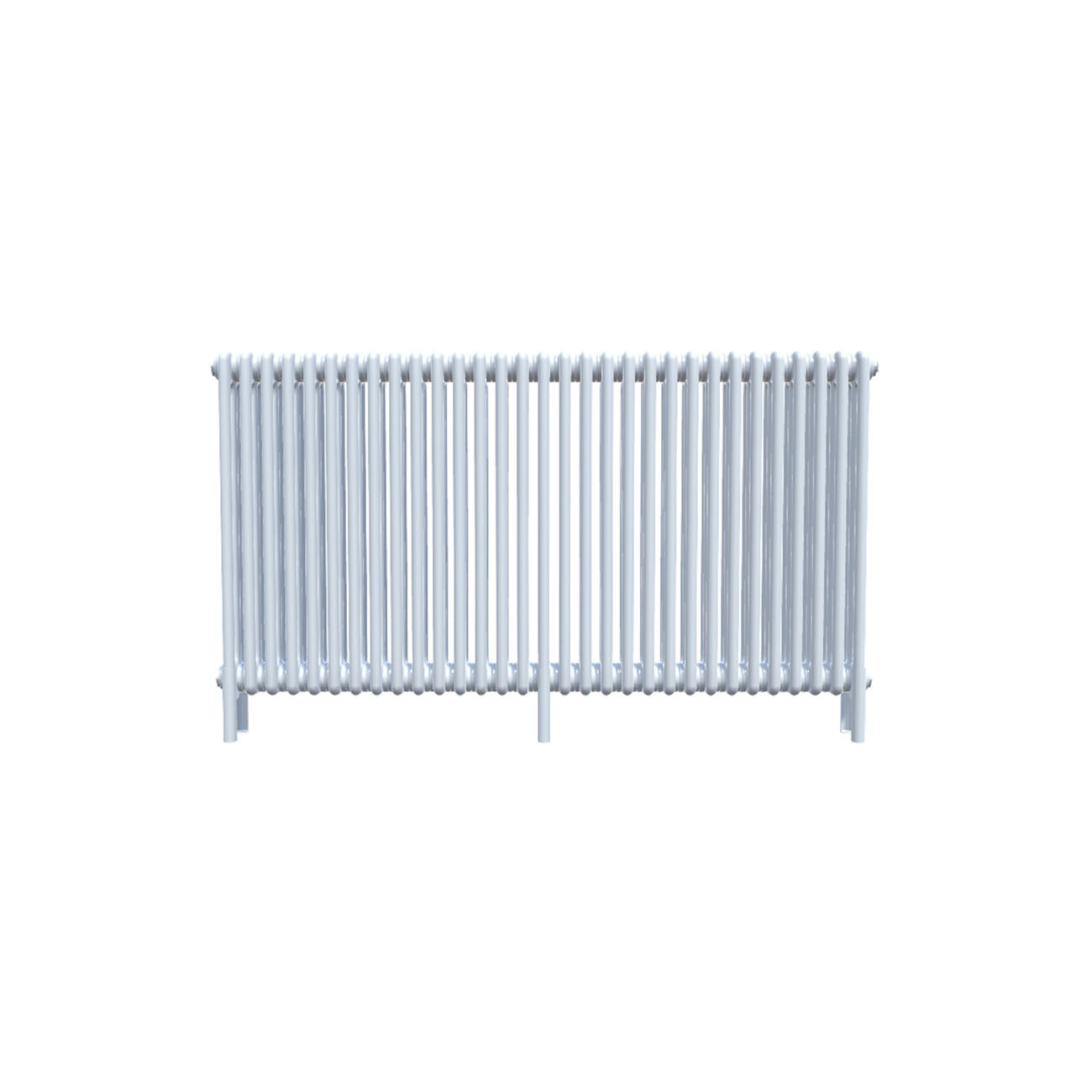 Bircham - White Column Radiator H750mm x W1421mm 3 Column - Feet Included