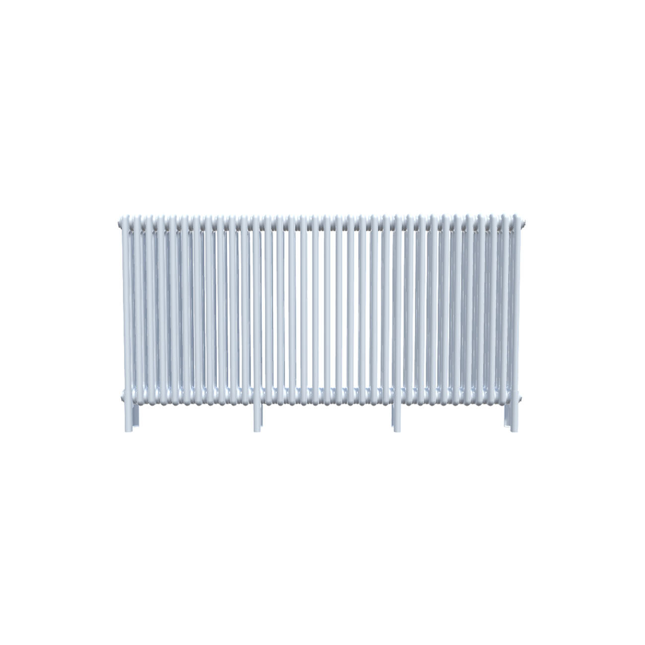 Bircham - White Column Radiator H750mm x W1556mm 3 Column - Feet Included