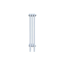 Bircham - White Column Radiator H750mm x W161mm 3 Column