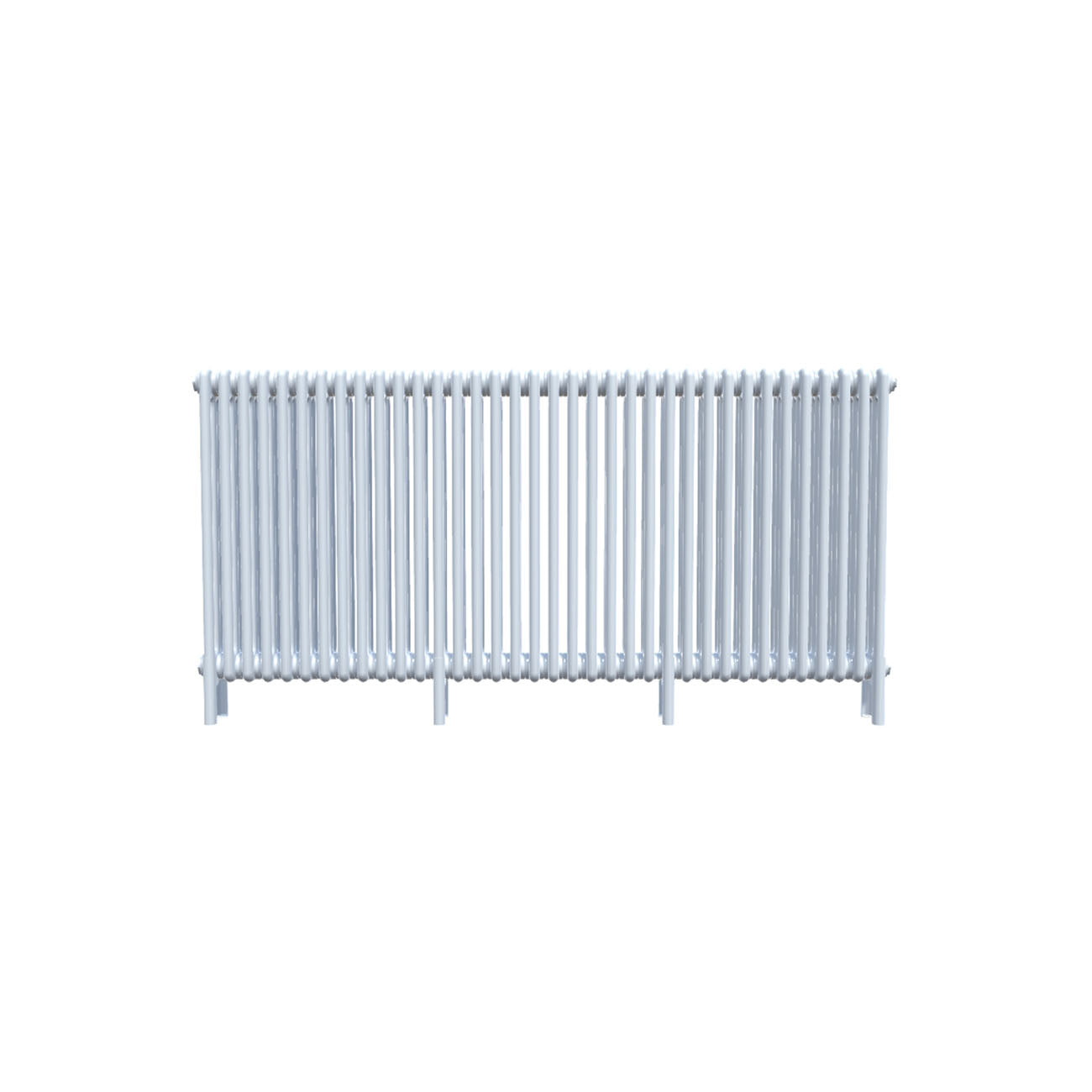 Bircham - White Column Radiator H750mm x W1646mm 3 Column - Feet Included