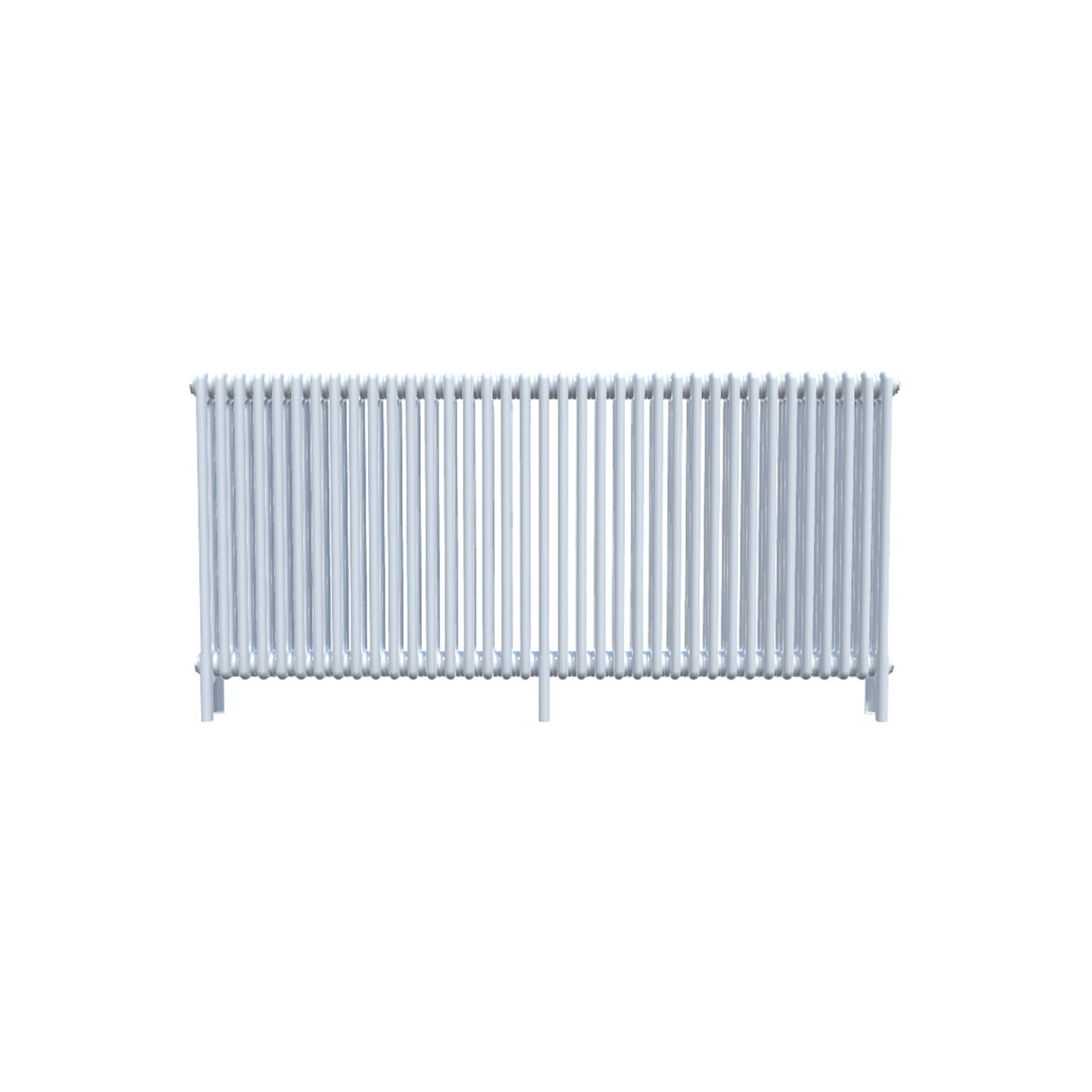 Bircham - White Column Radiator H750mm x W1691mm 3 Column - Feet Included