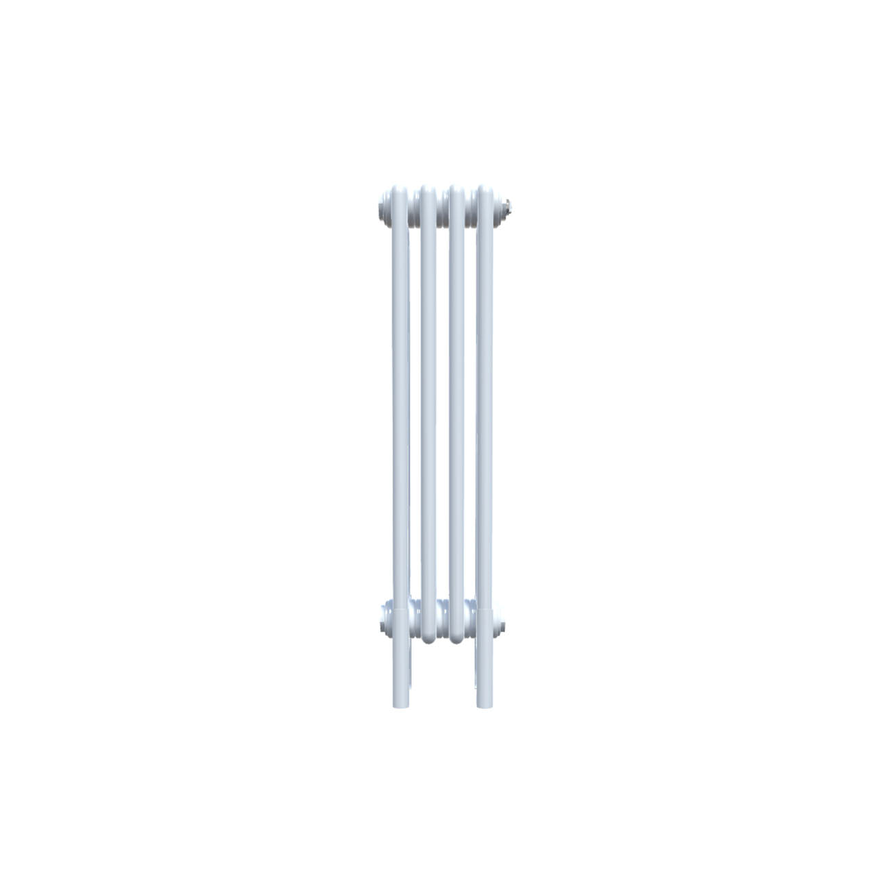 Bircham - White Column Radiator H750mm x W206mm 3 Column - Feet Included