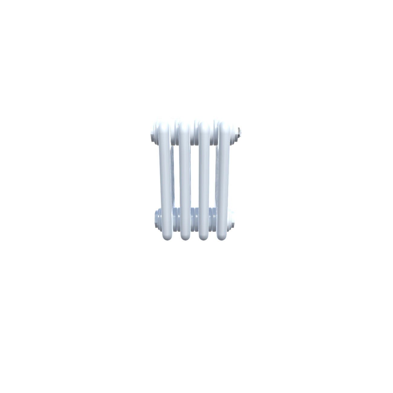 Bircham - White Column Radiator H300mm x W206mm 4 Column - Feet Included