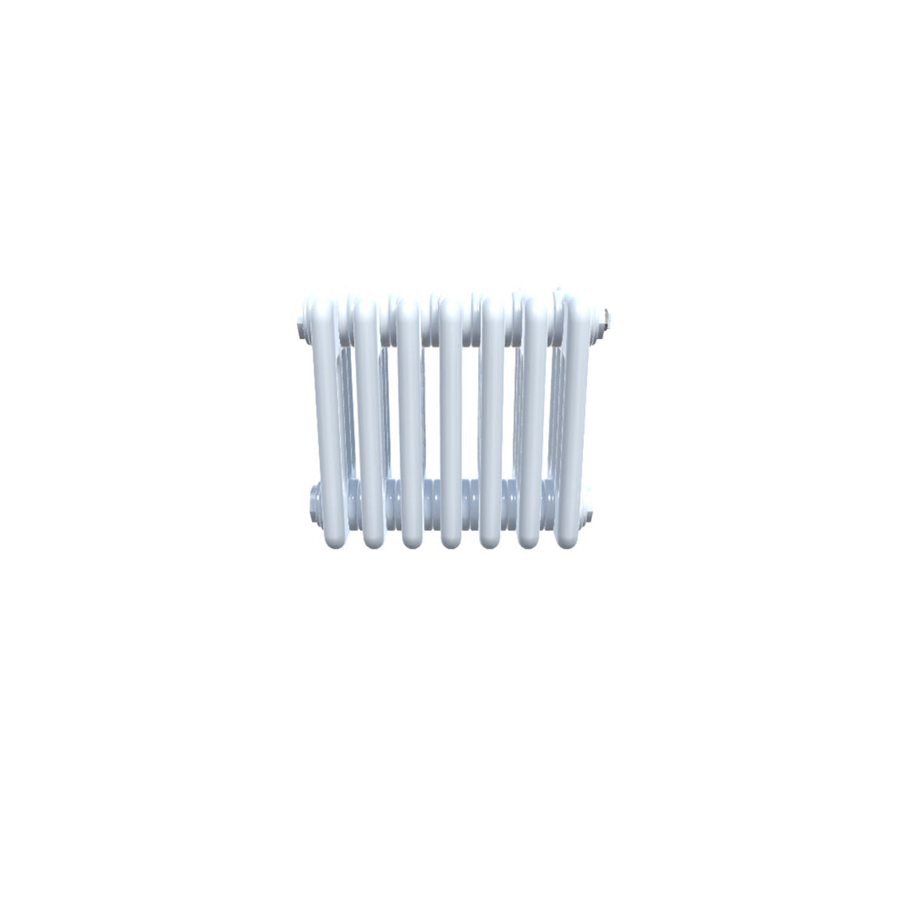 Bircham - White Column Radiator H300mm x W341mm 4 Column - Feet Included