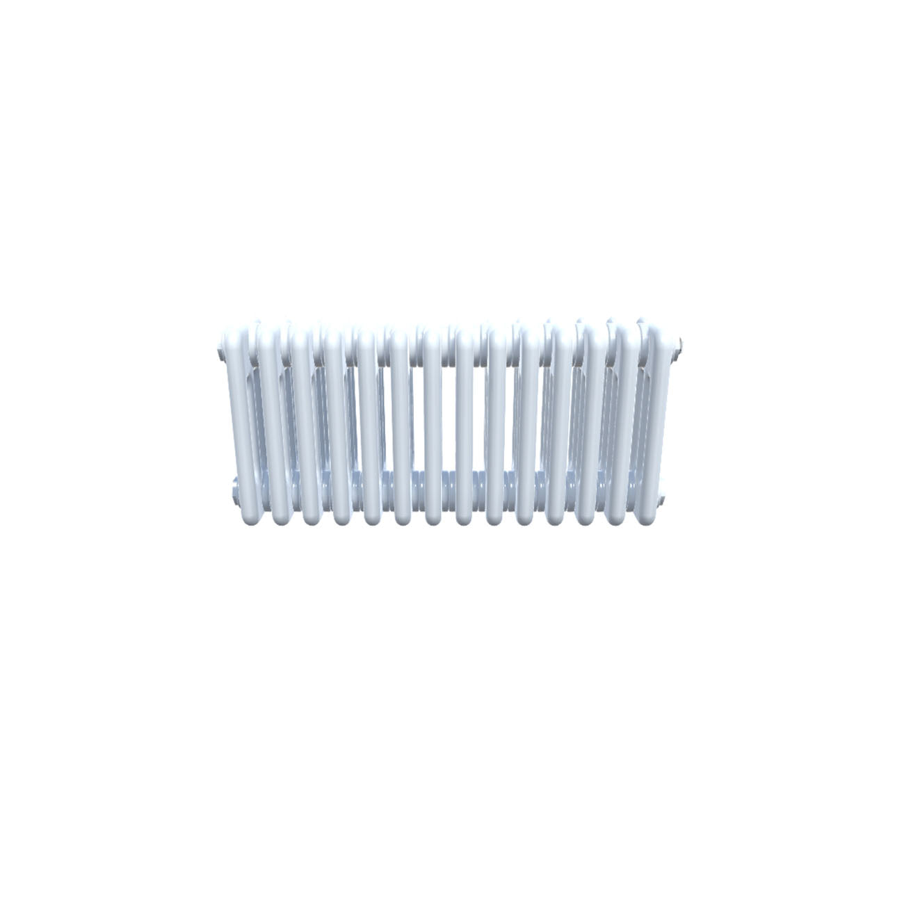 Bircham - White Column Radiator H300mm x W656mm 4 Column - Feet Included