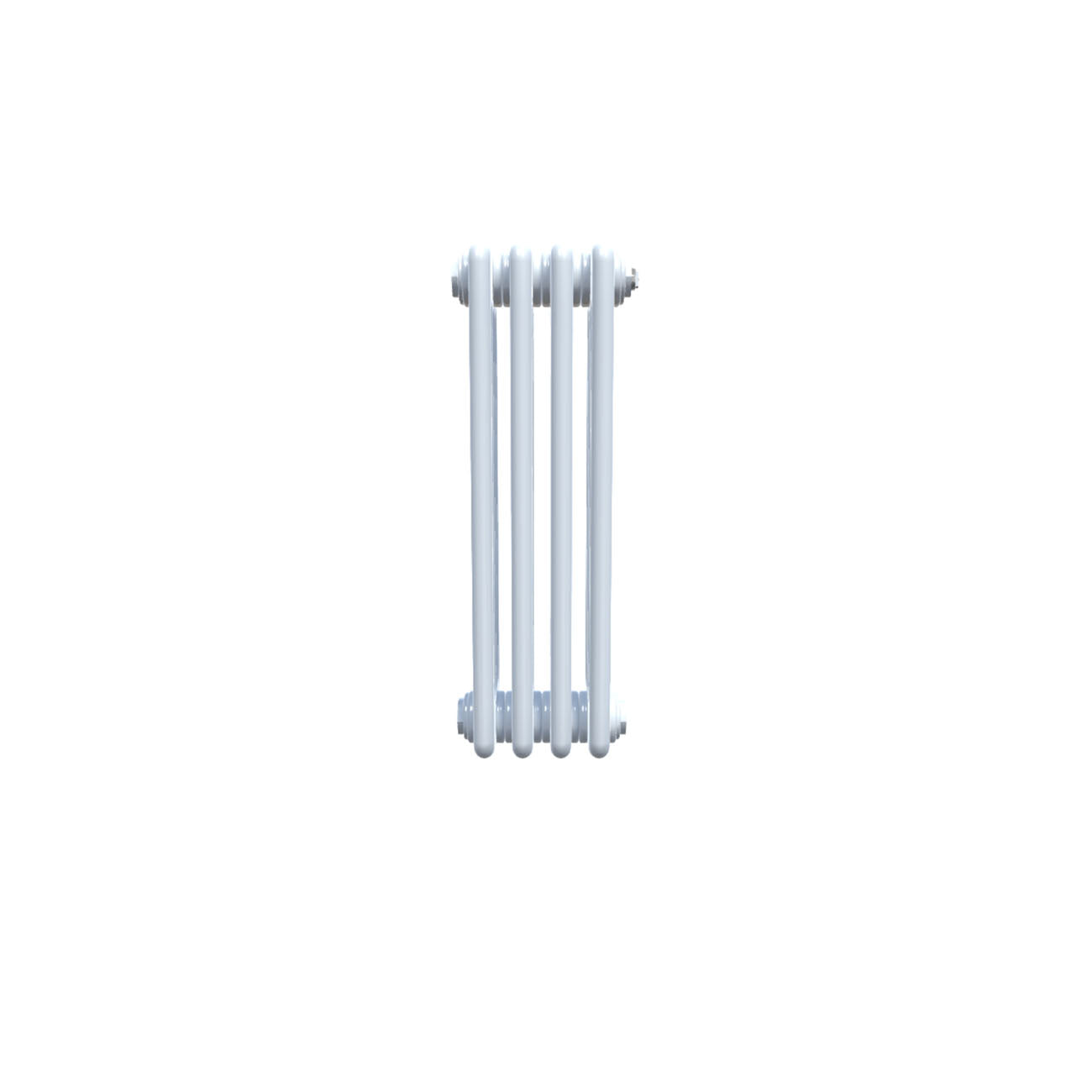 Bircham - White Column Radiator H600mm x W206mm 4 Column - Feet Included