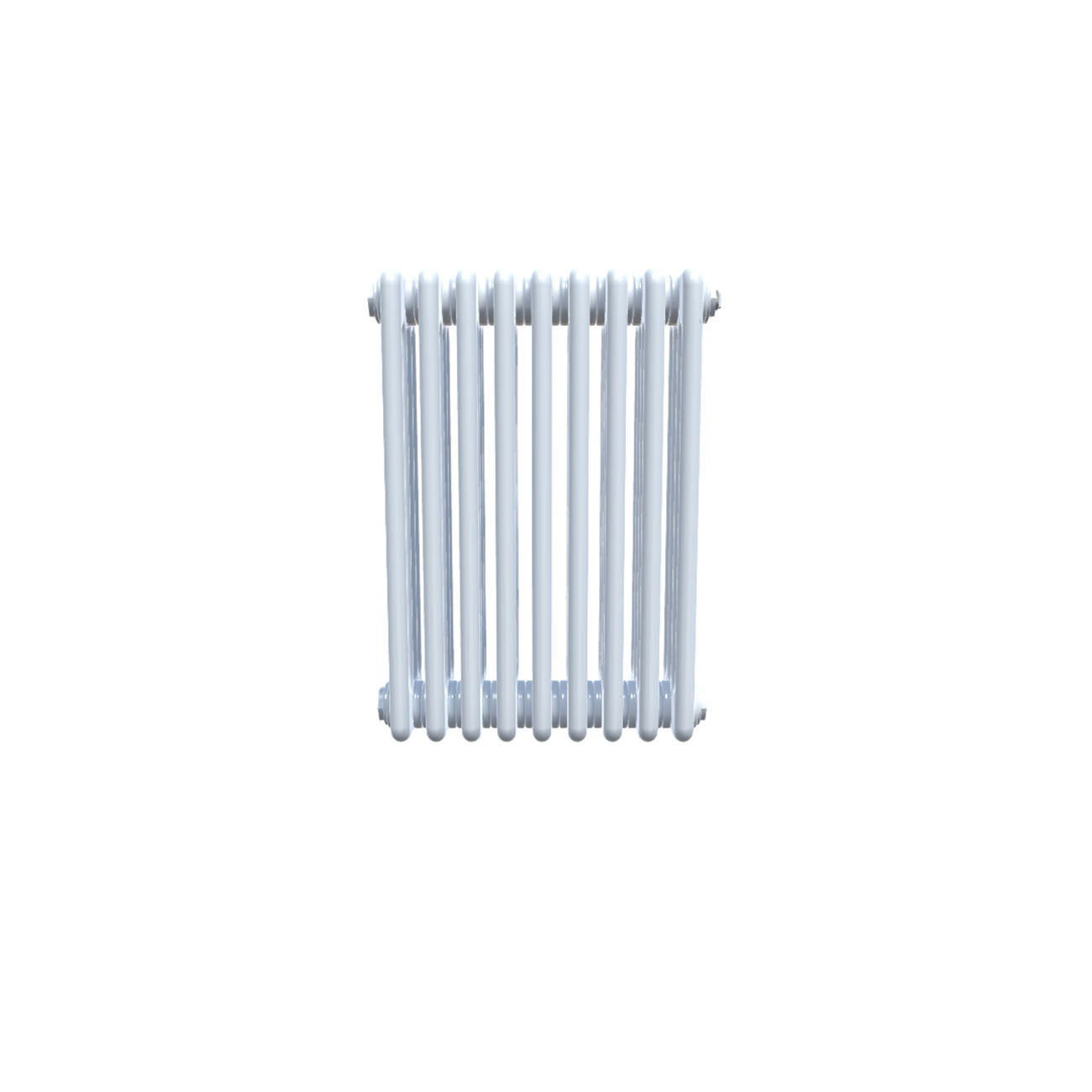 Bircham - White Column Radiator H600mm x W431mm 4 Column - Feet Included
