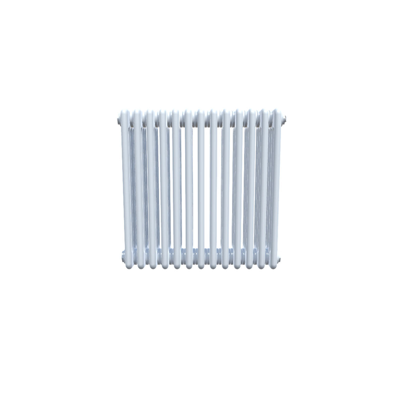 Bircham - White Column Radiator H600mm x W611mm 4 Column - Feet Included