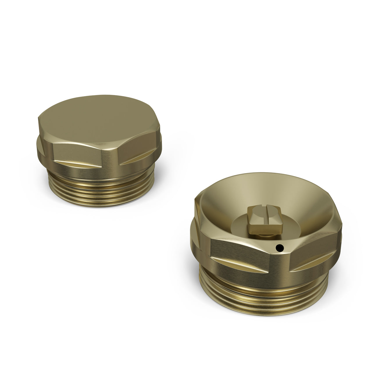 Talus - Radiator Bleed Valve & Blanking Plug Brushed Brass
