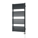 Crossmoor - Anthracite Electric Towel Rail H1000mm x W500mm 800w Thermostatic