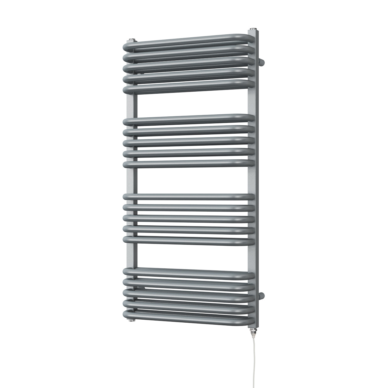 Crossmoor - Silver Electric Towel Rail H1000mm x W500mm 800w Standard
