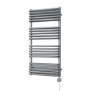 Crossmoor - Silver Electric Towel Rail H1000mm x W500mm 800w Thermostatic