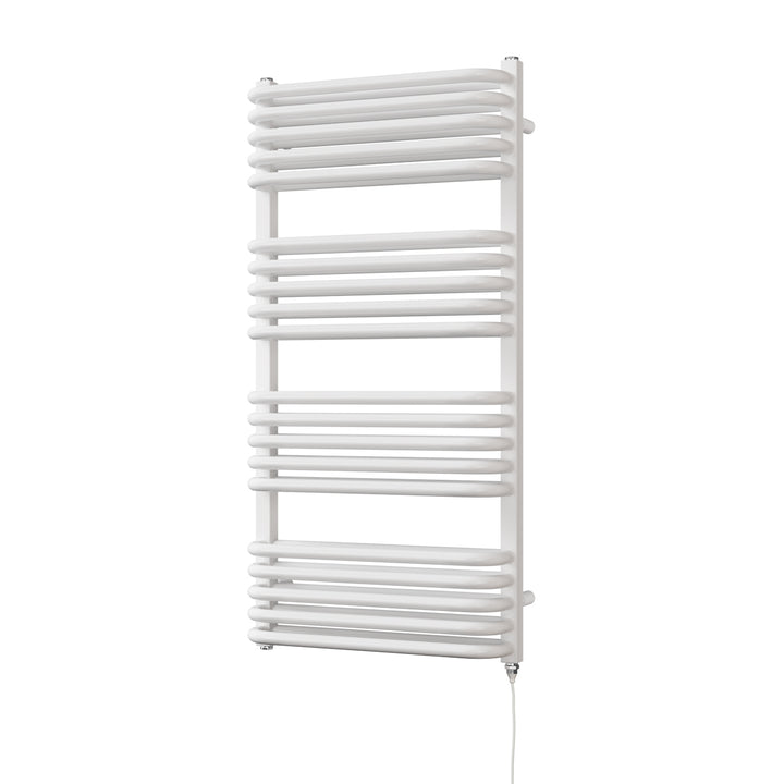 Crossmoor - White Electric Towel Rail H1000mm x W500mm 800w Standard