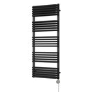 Crossmoor - Black Electric Towel Rail H1269mm x W500mm 900w Thermostatic