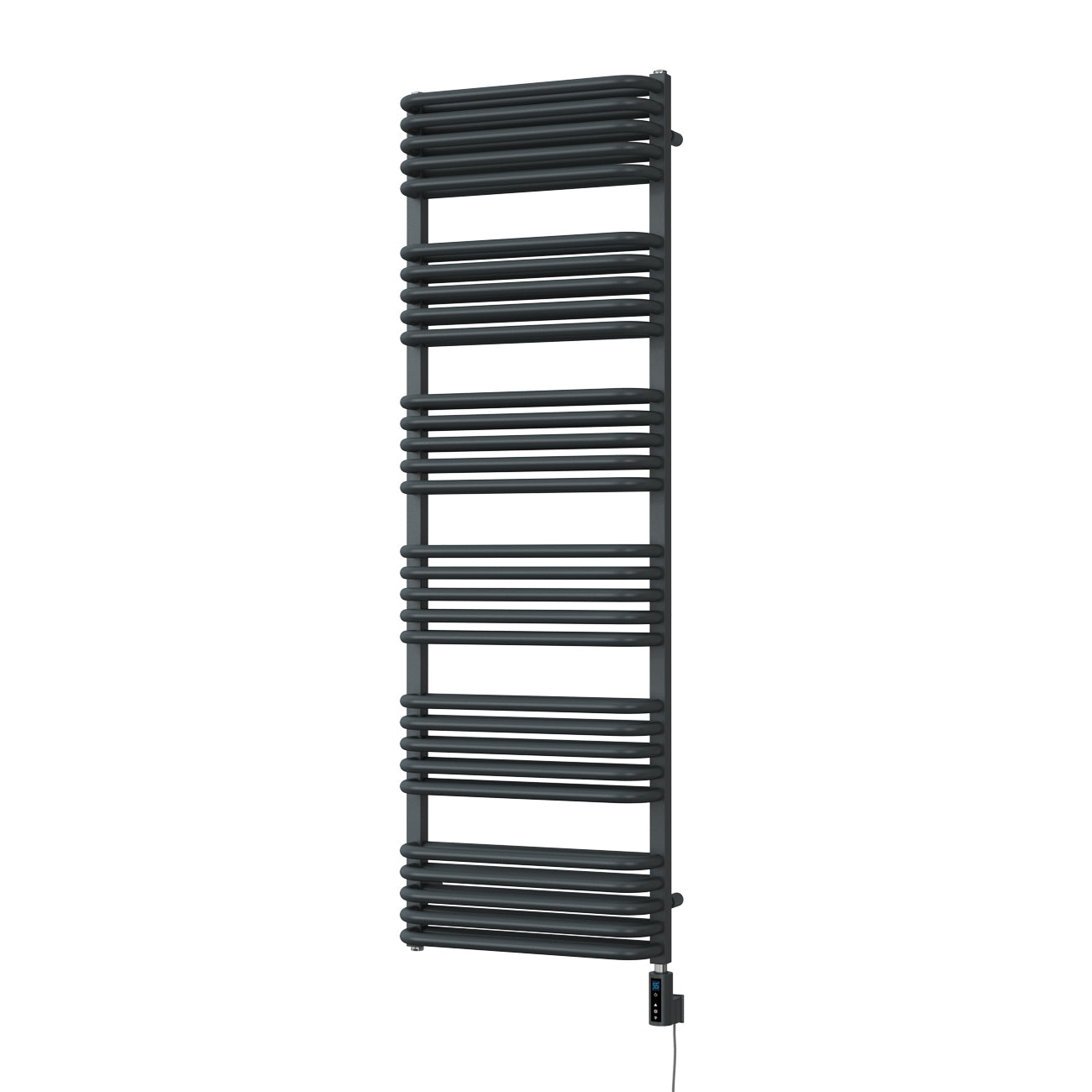Crossmoor Anthracite Electric Towel Rail 1533mm x 500mm – 1200W Thermostatic WiFi Controlled Bathroom Radiator
