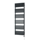 Crossmoor - Anthracite Electric Towel Rail H1533mm x W500mm 1200w Thermostatic