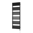 Crossmoor - Black Electric Towel Rail H1533mm x W500mm 1200w Thermostatic