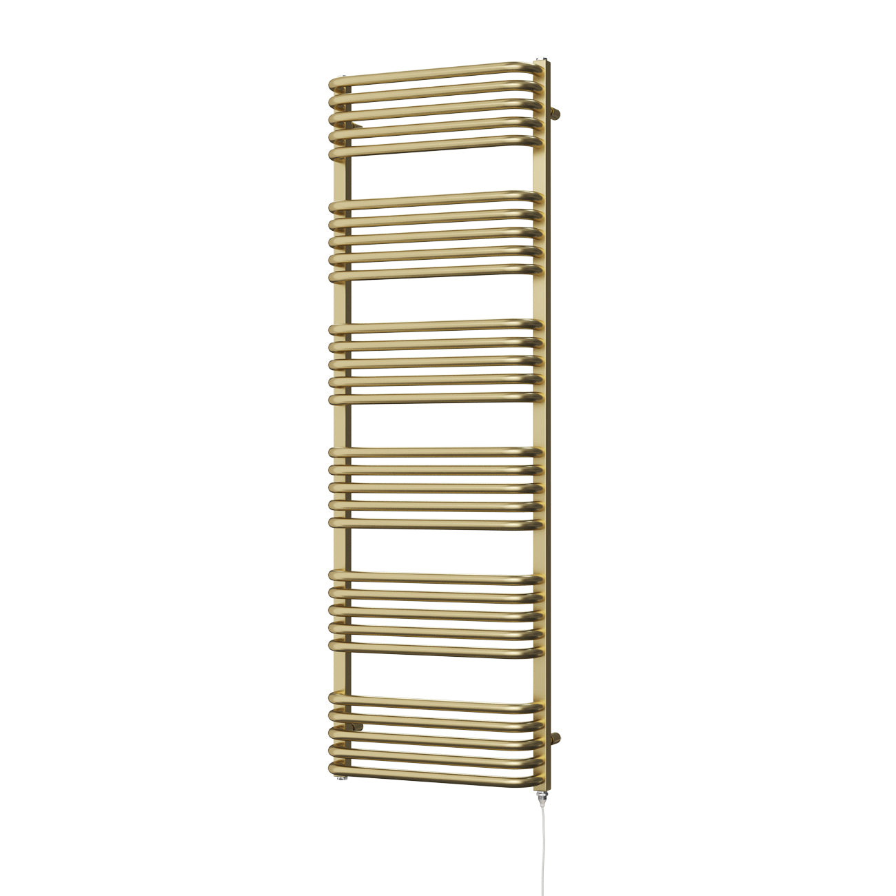 Crossmoor - Brushed Gold Electric Towel Rail H1533mm x W500mm 600w Standard