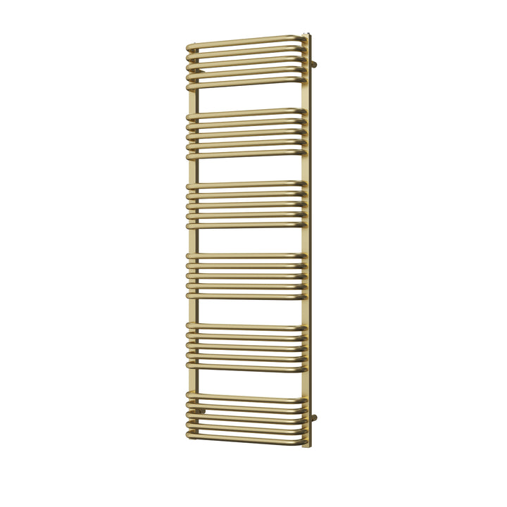Crossmoor - Brushed Gold Towel Radiator - H1533mm x W500mm