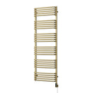 Crossmoor Brushed Gold Electric Towel Rail 1533mm x 500mm – 800w Thermostatic WiFi Heated Bathroom Rail