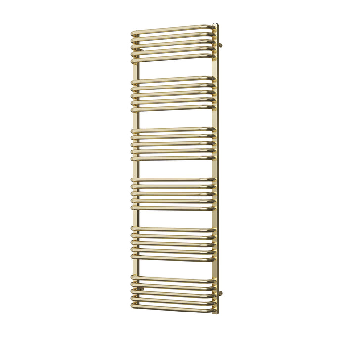 Crossmoor - Polished Gold Towel Radiator - H1533mm x W500mm