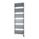 Crossmoor - Silver Electric Towel Rail H1533mm x W500mm 1200w Thermostatic WIFI
