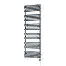 Crossmoor - Silver Electric Towel Rail H1533mm x W500mm 1200w Thermostatic