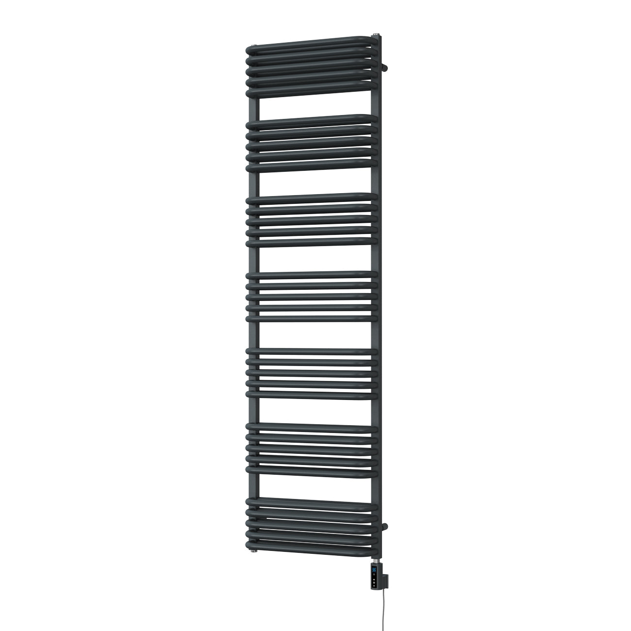 Crossmoor - Anthracite Electric Towel Rail H1800mm x W500mm 1200w Thermostatic WIFI