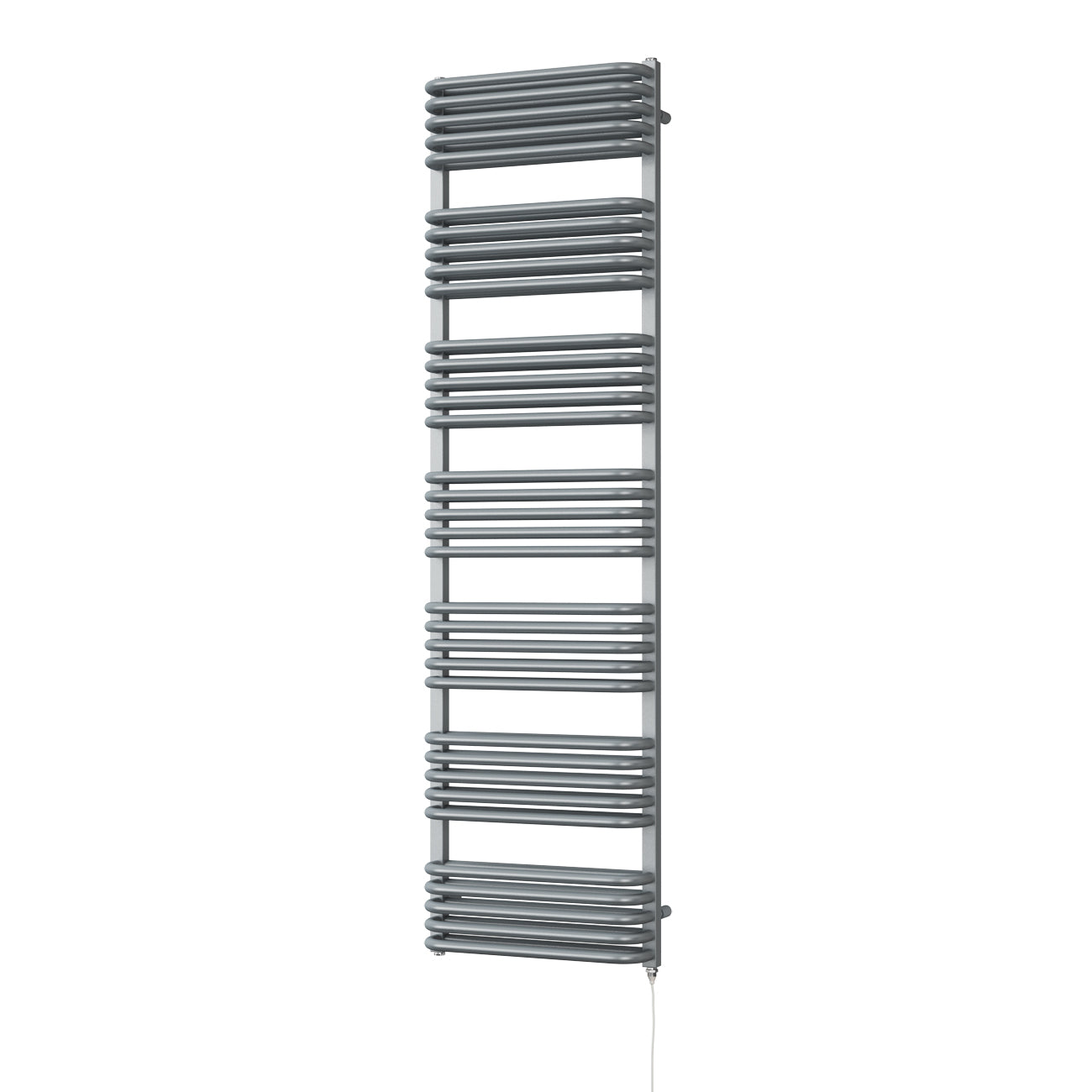 Crossmoor - Silver Electric Towel Rail H1800mm x W500mm 1200w Standard