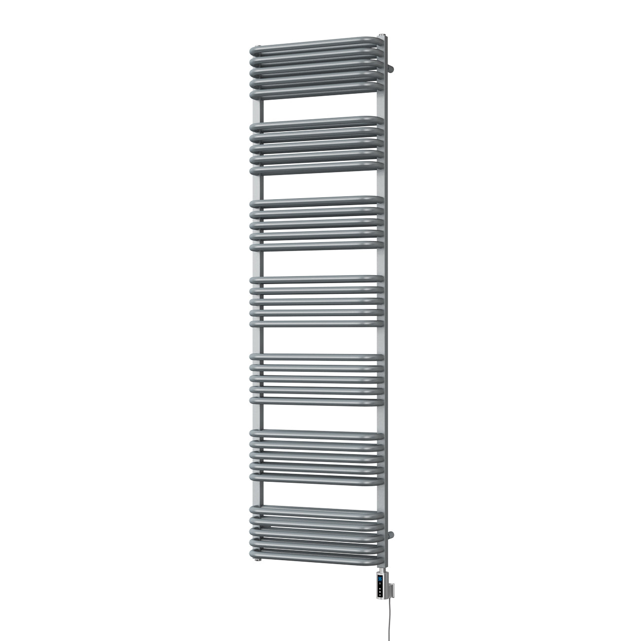Crossmoor - Silver Electric Towel Rail H1800mm x W500mm 1200w Thermostatic WIFI