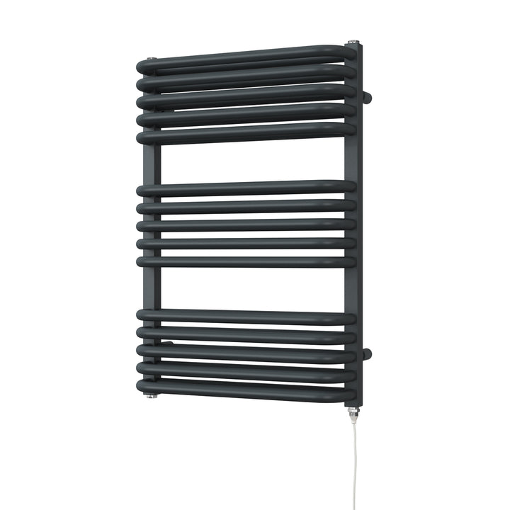 Crossmoor - Anthracite Electric Towel Rail H736mm x W500mm 600w Standard