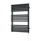 Crossmoor - Anthracite Electric Towel Rail H736mm x W500mm 600w Standard