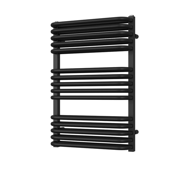 Crossmoor - Black Towel Radiator - H736mm x W500mm