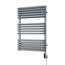 Crossmoor - Silver Electric Towel Rail H736mm x W500mm 600w Thermostatic WIFI
