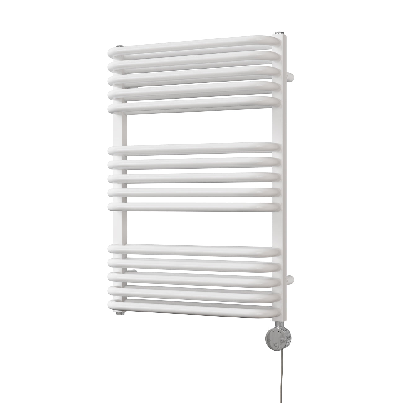 Crossmoor - White Electric Towel Rail H736mm x W500mm 600w Thermostatic