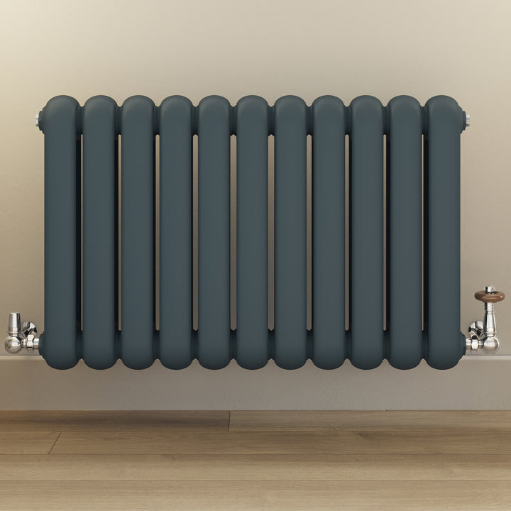 Derry Traditional Chrome Thermostatic Radiator Valve & Lockshield – Corner 8mm TRV Pair