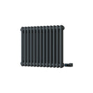 Alpha - Anthracite Column Electric Radiator H500mm x W592mm 2 Column 500w Thermostatic WIFI