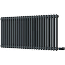 Alpha - Anthracite Column Electric Radiator 600mm x W1164mm 2 Column 1200w Thermostatic WIFI