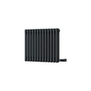Alpha - Anthracite Column Electric Radiator H500mm x W599mm 3 Column 600w Thermostatic WIFI