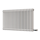 Alpha - White Column Electric Radiator H600mm x W988mm 2 Column 900w Thermostatic WIFI