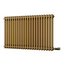 Alpha - Brushed Brass Column Electric Radiator H600mm x W988mm 2 Column 900w Thermostatic WIFI