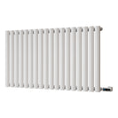 Omeara - White Horizontal Electric Radiator H600mm x W1044mm Single Panel 700w Thermostatic WIFI