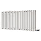 Omeara - White Horizontal Electric Radiator H600mm x W1218mm Single Panel 900w Thermostatic WIFI - Feet Included