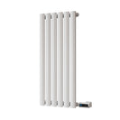 Omeara - White Horizontal Electric Radiator H800mm x W348mm Single Panel 200w Thermostatic WIFI