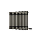 Alpha - Raw Metal Column Electric Radiator H500mm x W592mm 2 Column 300w Thermostatic WIFI