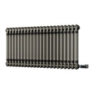 Alpha - Raw Metal Column Electric Radiator H500mm x W988mm 2 Column 900w Thermostatic WIFI