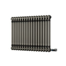 Alpha - Raw Metal Column Electric Radiator H600mm x W768mm 2 Column 700w Thermostatic WIFI