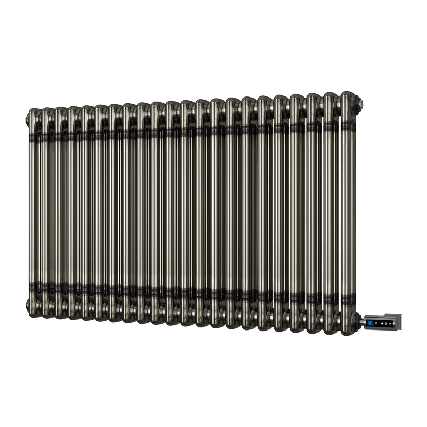 Alpha - Raw Metal Column Electric Radiator H600mm x W988mm 2 Column 90